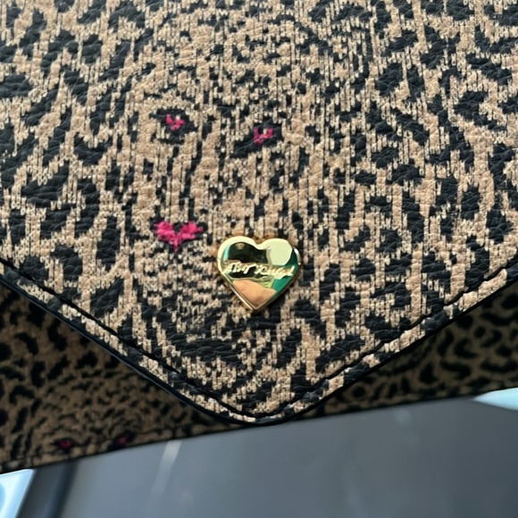 BETSEY Johnson clutch purse. Faux leather. 8.5 by 4.5 inches. - Picture 2 of 3